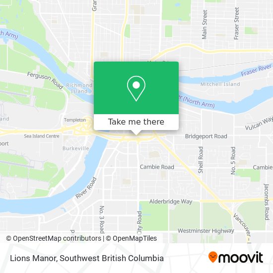 Lions Manor map