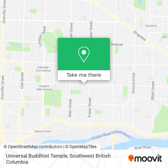 Universal Buddhist Temple plan