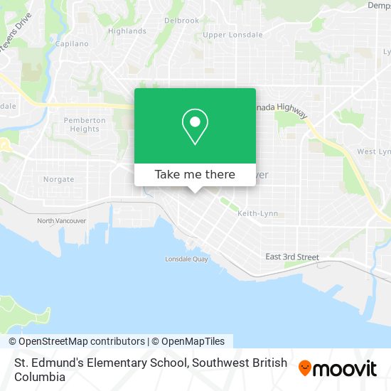 St. Edmund's Elementary School map