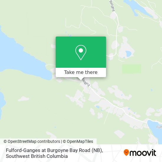 Fulford-Ganges at Burgoyne Bay Road (NB) map