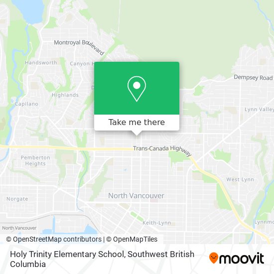 Holy Trinity Elementary School map