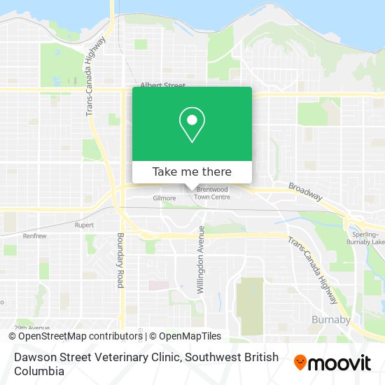 Dawson Street Veterinary Clinic map