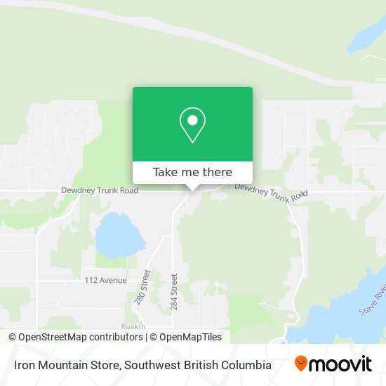 Iron Mountain Store map