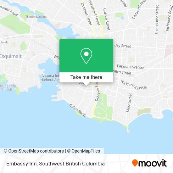 Embassy Inn map