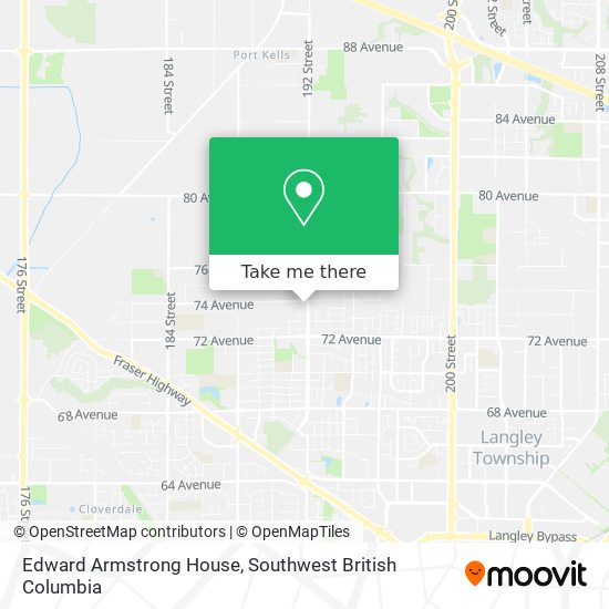 Edward Armstrong House map