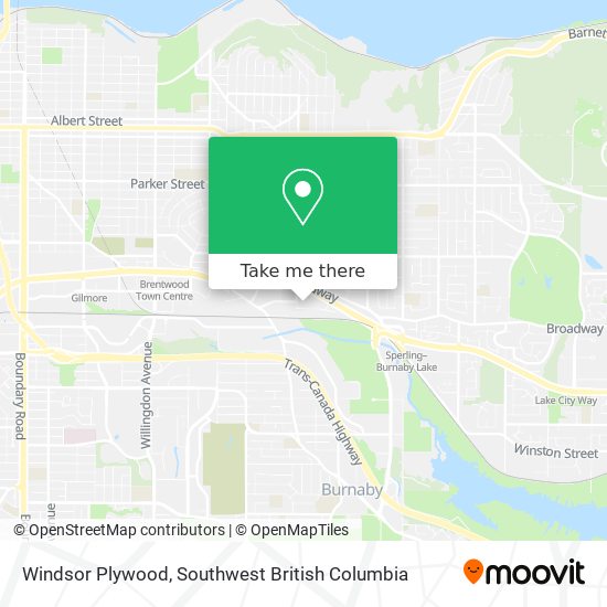 Windsor Plywood map