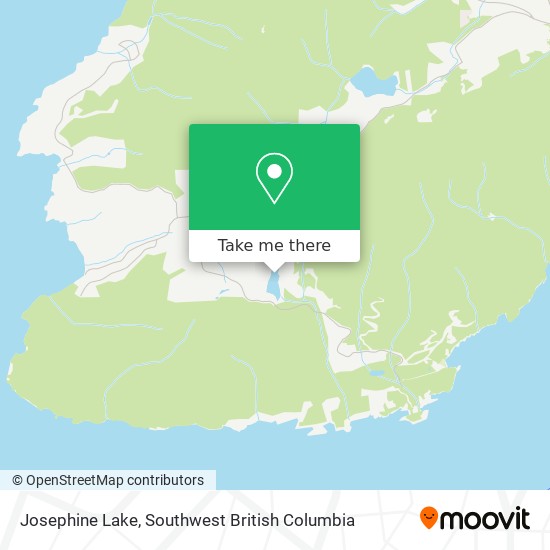 Josephine Lake map