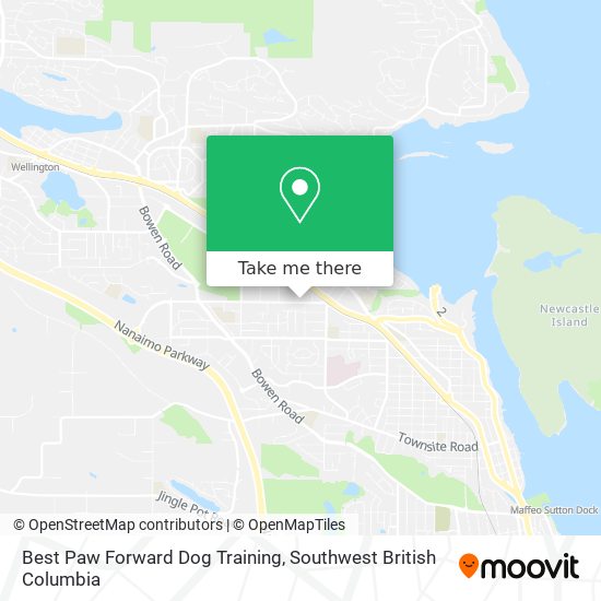 Best Paw Forward Dog Training map