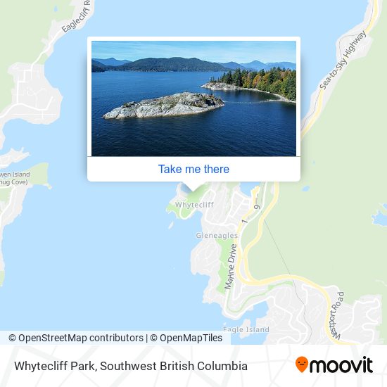 Whytecliff Park map
