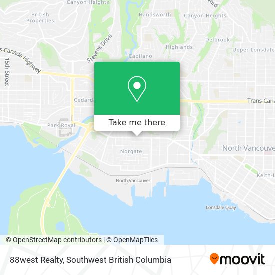 88west Realty map