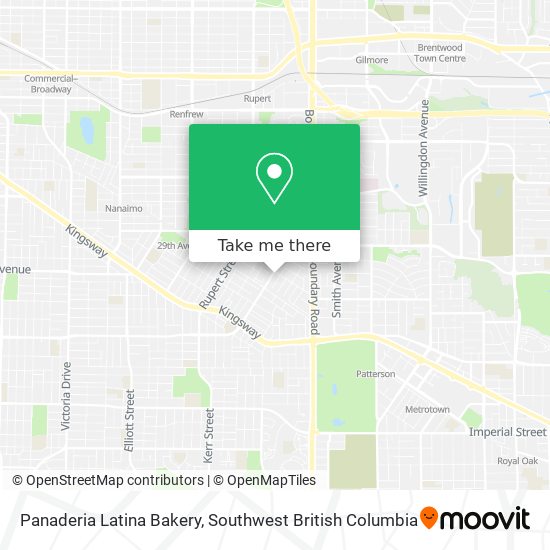 Panaderia Latina Bakery map