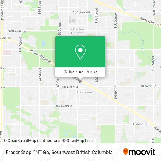 Fraser Stop ""N"" Go plan