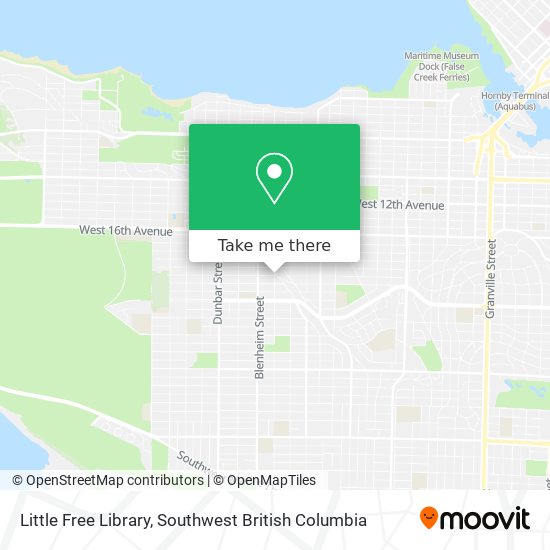 Little Free Library map