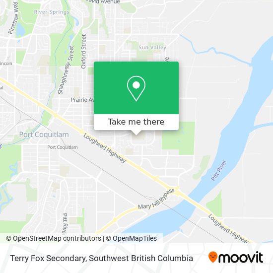 Terry Fox Secondary map
