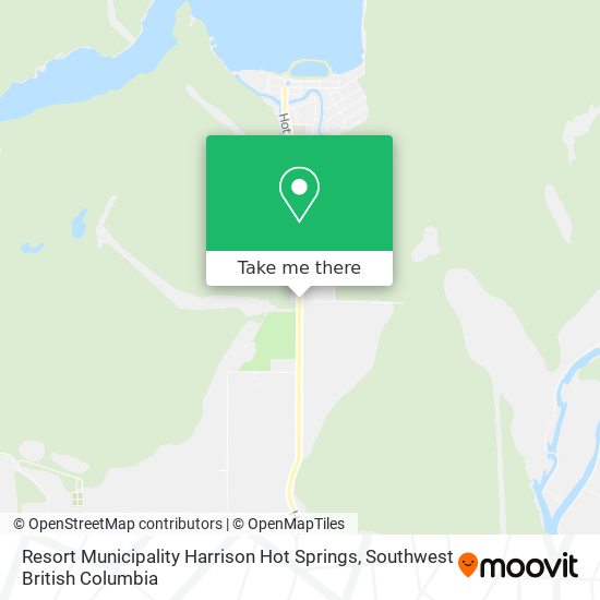 Resort Municipality Harrison Hot Springs map