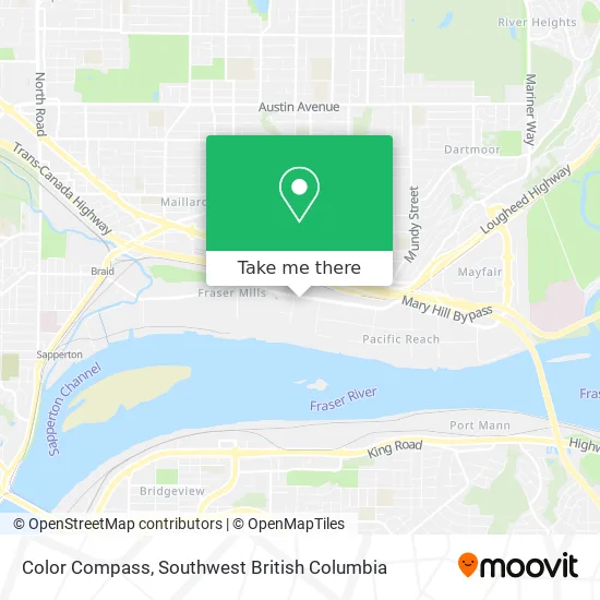 Color Compass map