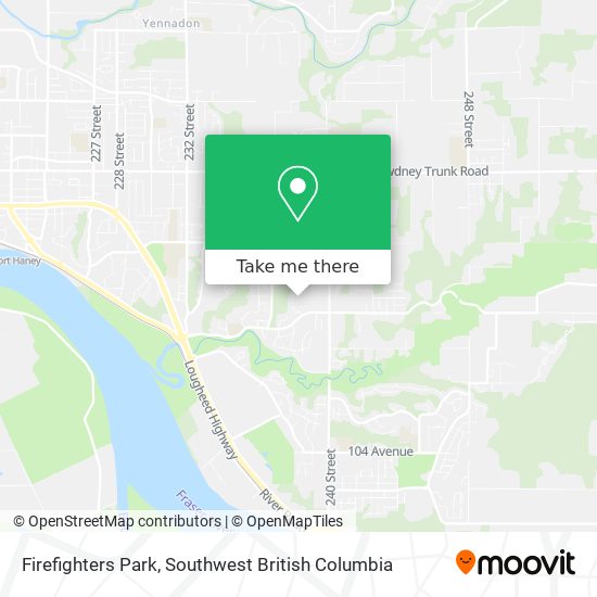 Firefighters Park map