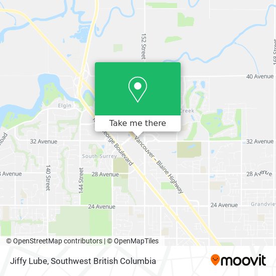 Jiffy Lube map