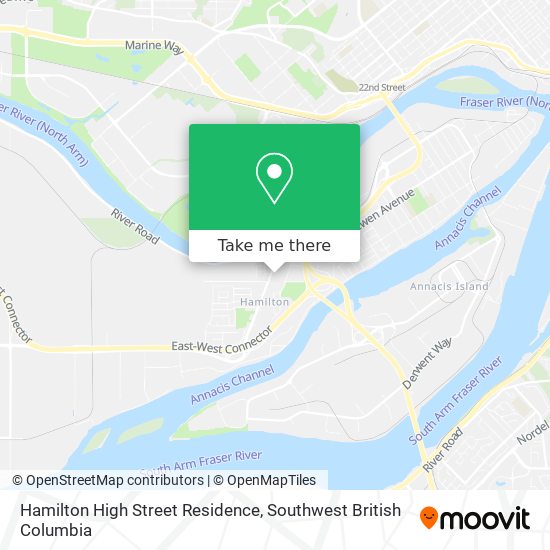 Hamilton High Street Residence map