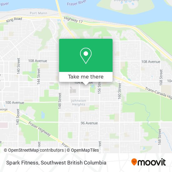 Spark Fitness map