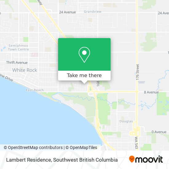 Lambert Residence map