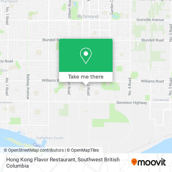 Hong Kong Flavor Restaurant map