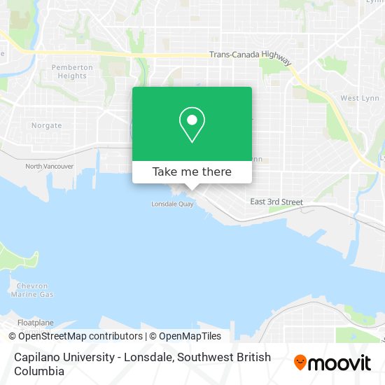 Capilano University - Lonsdale plan