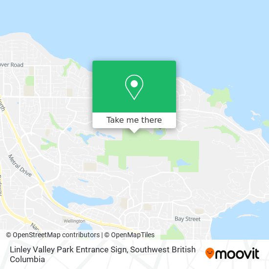 Linley Valley Park Entrance Sign map