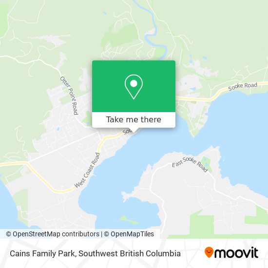 Cains Family Park map