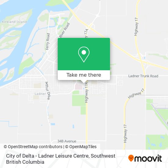 City of Delta - Ladner Leisure Centre map