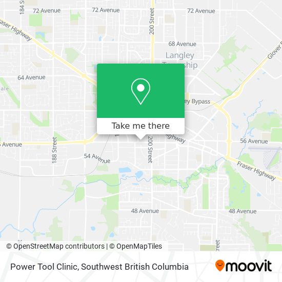 Power Tool Clinic map