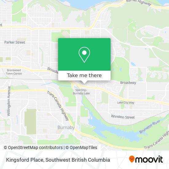 Kingsford Place map