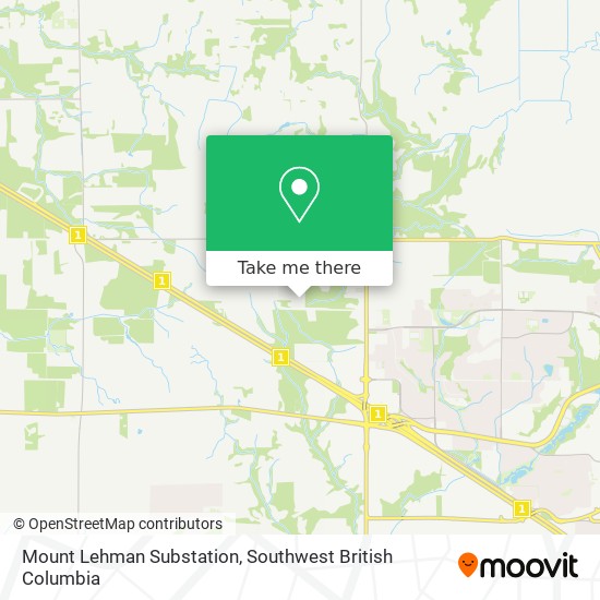 Mount Lehman Substation map