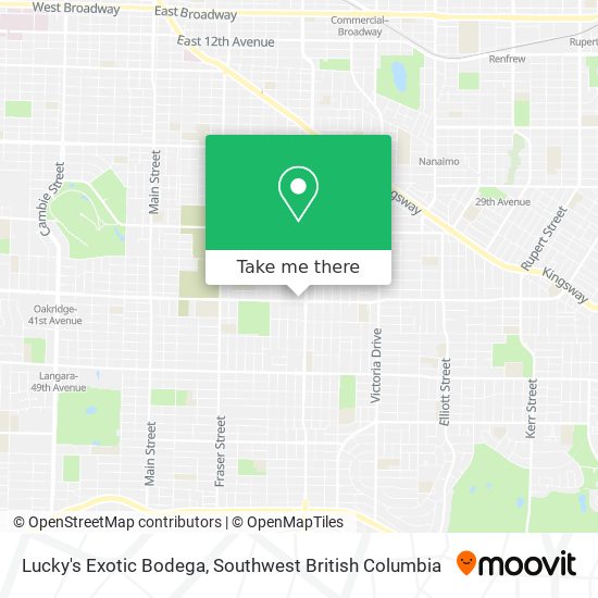 Lucky's Exotic Bodega map