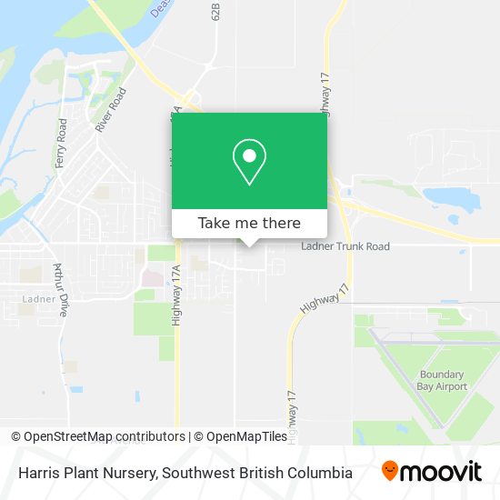 Harris Plant Nursery map