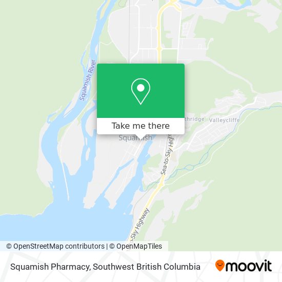 Squamish Pharmacy map