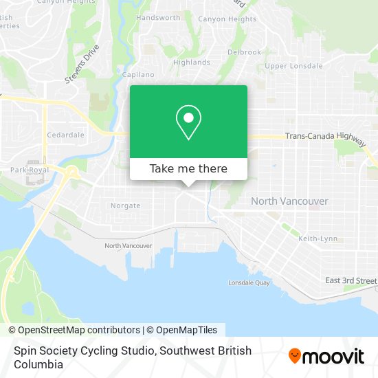 Spin Society Cycling Studio map
