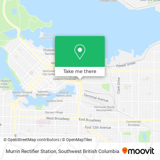 Murrin Rectifier Station map