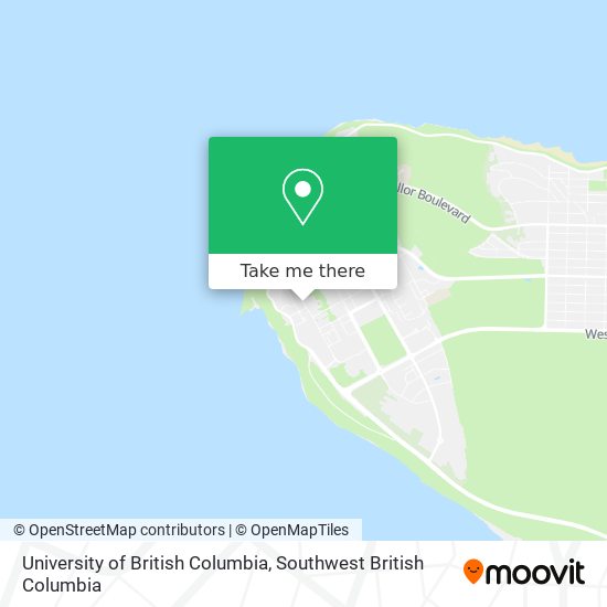 University of British Columbia map