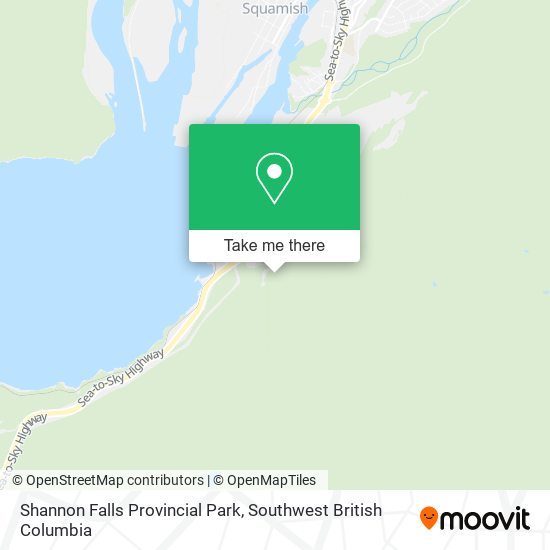 Shannon Falls Provincial Park plan