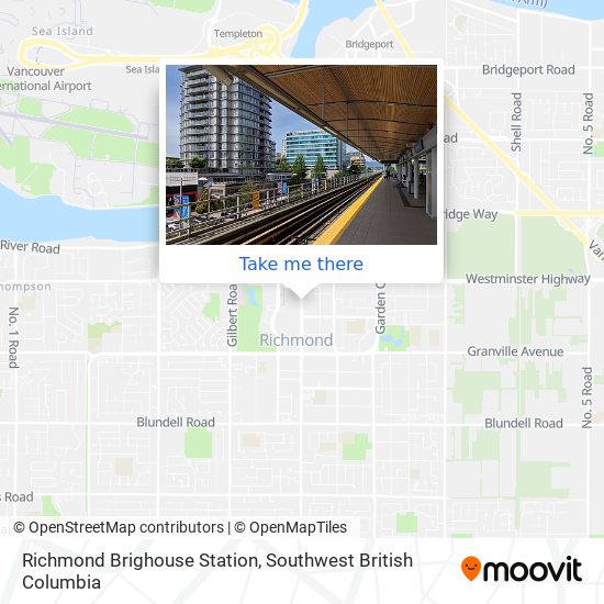 Richmond Brighouse Station map