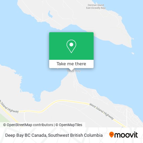 Deep Bay BC Canada map