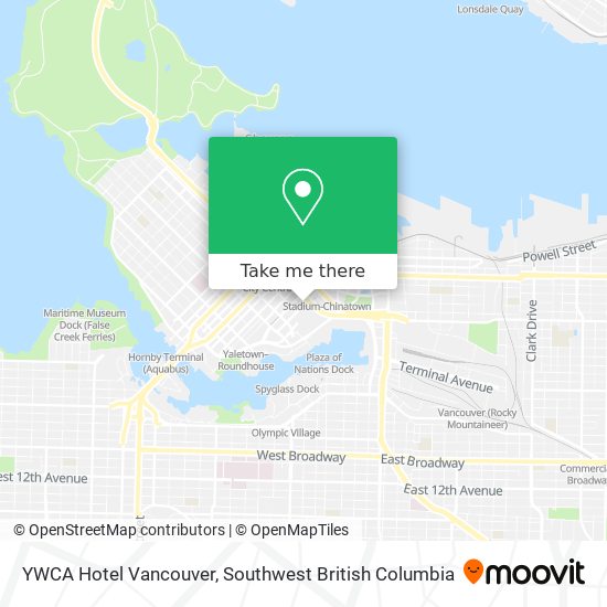 YWCA Hotel Vancouver plan