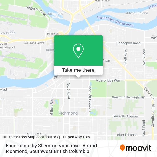 Four Points by Sheraton Vancouver Airport Richmond plan