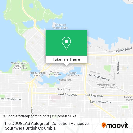 the DOUGLAS Autograph Collection Vancouver plan
