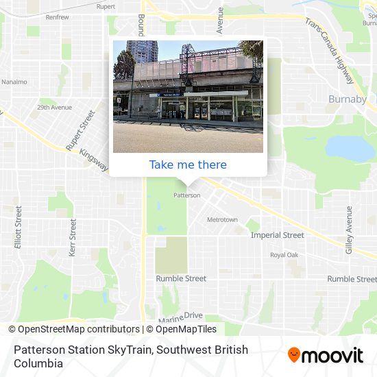 Patterson Station SkyTrain plan