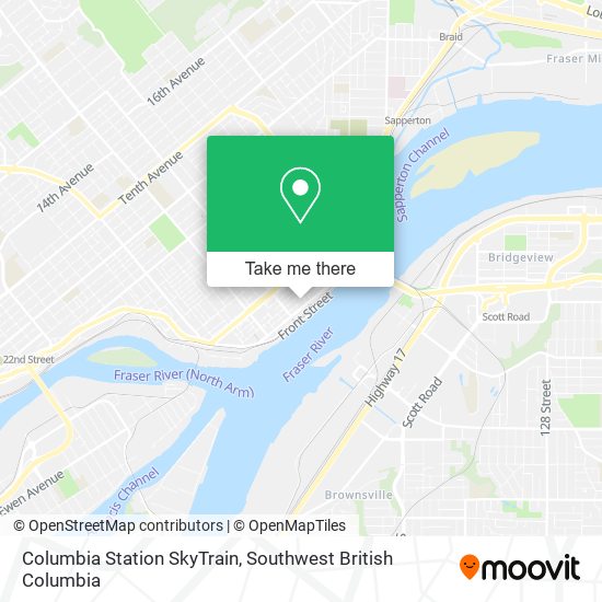 Columbia Station SkyTrain plan