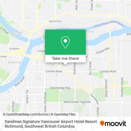 Sandman Signature Vancouver Airport Hotel Resort Richmond plan