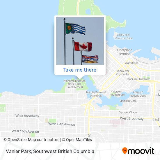 Vanier Park map