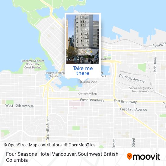 Four Seasons Hotel Vancouver plan